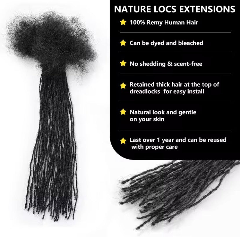 Human hair sisterlocs 16inch